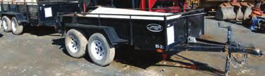 equipment hauler Artis single axle trailer