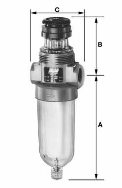 13 Miniature Line Components Line Lubricator : Sight Body feed Dome Recommended Lubricants 602203 150 psig / 10 bar 0 to 125 F / -18 to 52 C