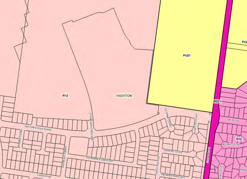 2.2 Land Use The subject site is zoned Residential 1 Zone (R1Z) as shown in Figure 5 below.
