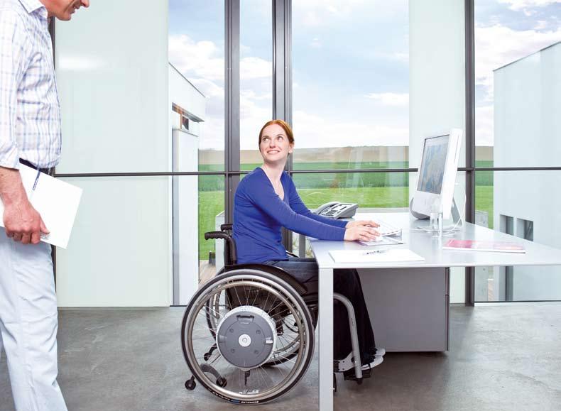 If you have any questions or would like a free, no obligation demonstration, call us on 0049 7432 2006-0 Fits to your needs. e-motion fits most of the wheelchairs normally available on the market.