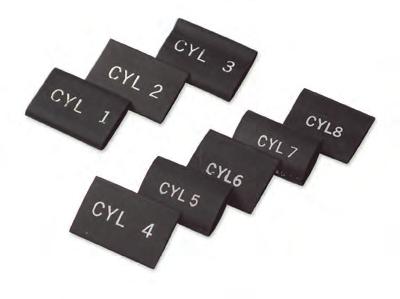 NUMBER SLEEVES NS-1 NS-1 Number Sleeves Shrink Range: 13 to Skin Pack Qty: 1 ea Cyl. 1 - Cyl. 8 Eagle part numbering sleeves are a great way of keeping ignition leads in order.