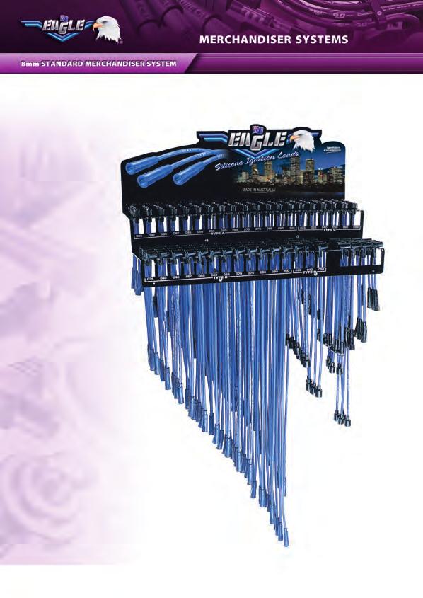 The Standard System Eagle standard merchandiser racking systems are supplied with our 8.