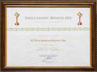 Awards Received Indocement Contractor