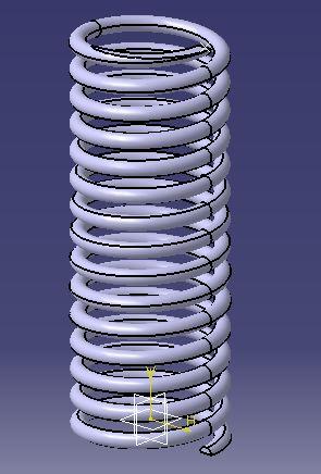 of coils n= 15 Pitch=14mm Let weight of bike be 125kgs and Weight of one person be 75Kgs.