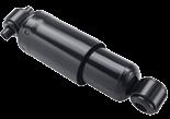 Meritor AllFit heavy-duty shocks feature components that are made to last, including hardened and polished chrome piston rods and hydraulically energized self-compensating piston seals.