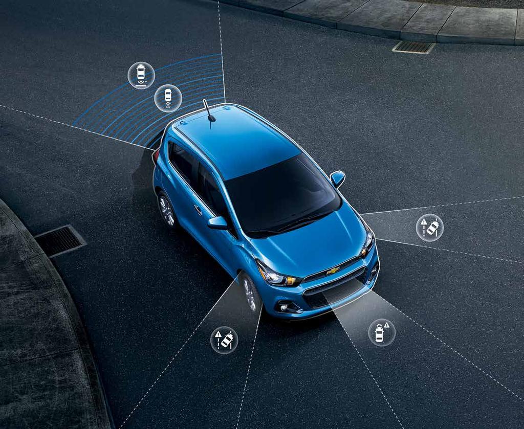 SAFETY YOUR VERY OWN SAFETY SQUAD. FORWARD COLLISION ALERT. This available feature continually monitors how close your vehicle is to the vehicle in front of you.