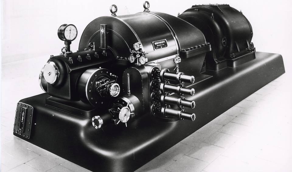 First GHH steam turbine in 1904
