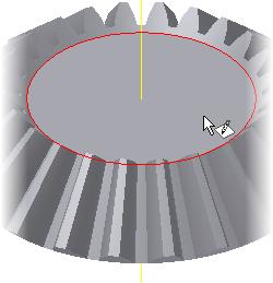 In the browser, expand Bevel Gears:1. Rightclick Bevel Gear1:1. Click Open. On the ViewCube, click Home.
