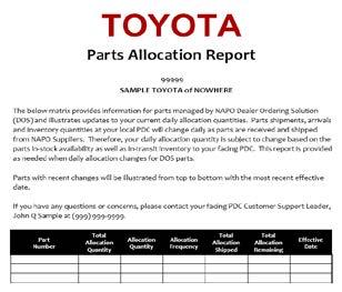 (Shipping Information for Removed Inflator Assemblies Continued... ) Safety Recall DSF D Page 4 Each dealer will need to document a unique dealer specific CCN number on the return shipment form.