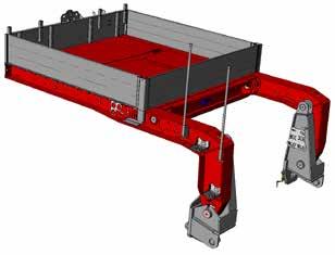 3-axle dolly to the  Outer beam neck