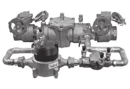 Auxiliary Bypass Line & Components Auxiliary Bypass: Compact Bypass Design; Remains within Main Valve Assembly Profile Inline Serviceable 1 " Backflow Assembly o Special Tools Required for Servicing