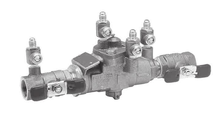 Series LF000B, 000B Reduced Pressure Zone Assemblies Sizes: 1 " " (15 50mm) 1 " (15mm) 000B " (50mm) 000B-C 3 Reduced Pressure Zone Assemblies Features Single access cover and modular check