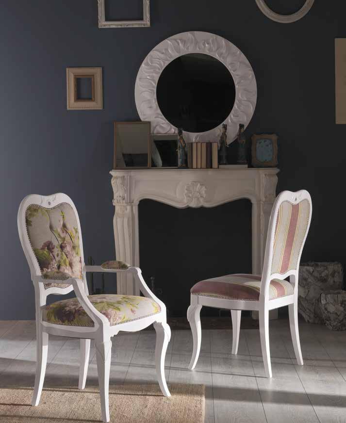 AX110 Sedia Chair L54 P58 H105 cm AX107 Tavolo rotondo Round dining table L110/150 P110 H79 cm NATURAL HOME LIFE I colori, profumi e forme