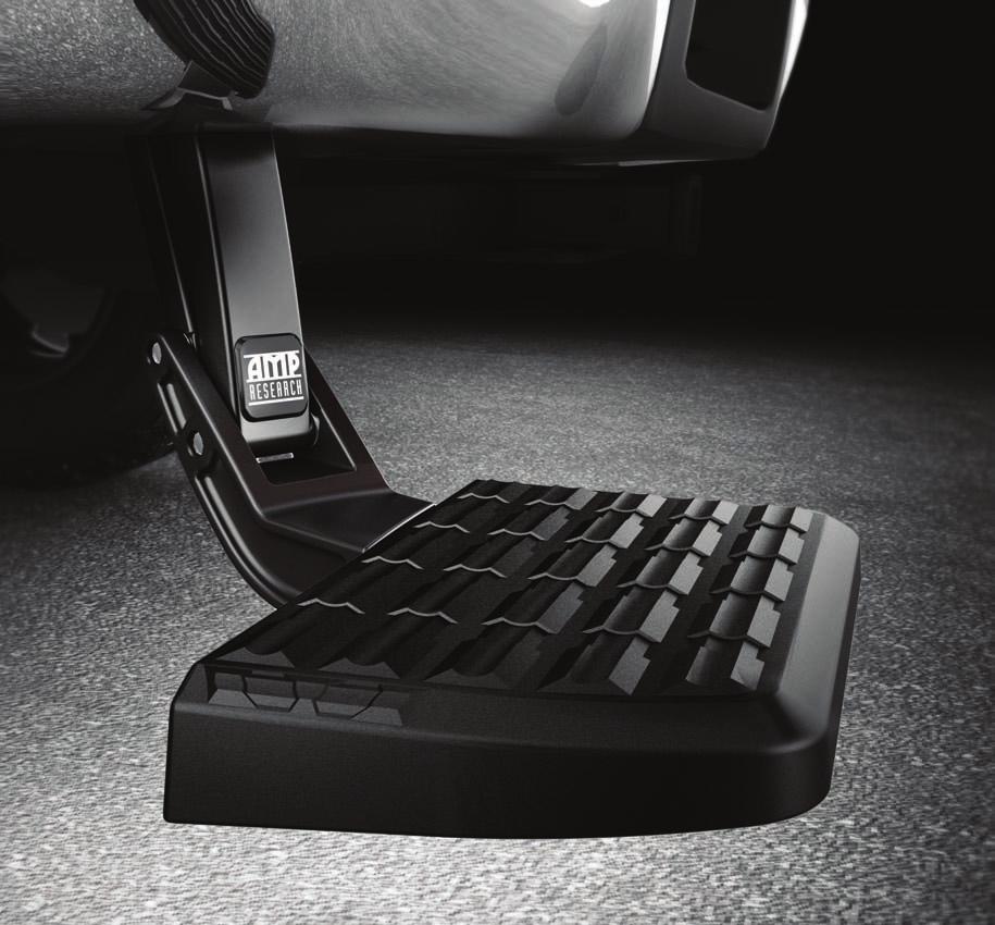 GO AHEAD. STEP ON IT. BedStep from AMP Research is a real time-saver.