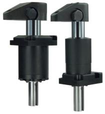 TuffCam Magnetic Position Sensing s Sensors sold separately. Sensor mounting housing is concentric to plunger shaft. For use with Double Acting clamps only. TuffCam Low Profile s 5,000 lb.
