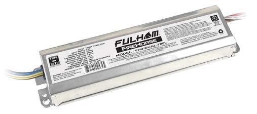DUAL VOLTAGE FLUORESCENT EMERGENCY BALLASTS Provides emergency backup power for wide range of fluorescent lamps End of Life (EOL) Time Delay Factory or field installation Low profile models for