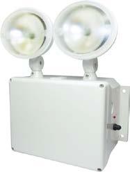 2W High Capacity units with larger batteries to operate additional remote lamp heads or extended emergency operation.