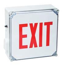 EXIT SIGNS Accessories Page 22 FHEX25 Wet Location SERIES LETTER COLOR OPERATION FHEX25 AC = AC Only EM =