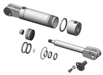 Adj Models) 1760 - Cylinder, Trailer wheel - x 8 x 1-5/8 () (see below for details) 087 - Hub/Spindle Assembly, Trailer wheel - H81 () (see detail) 11816 - Bolt 1/ x () 1180 - Lock nut, 1/ unitorque