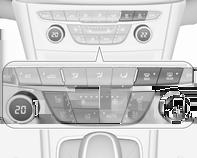 150 Climate control Set temperatures to the desired value. The knob on the passenger side changes the temperature for the passenger side.
