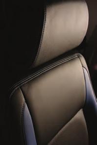 Your choice of two tone upholstery, with either the side fillet