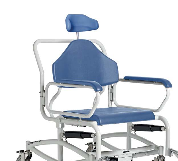 Bariatric Equipment Bariatric Shower Chair - Tilt 32 degree tilt positioning (battery operation - up to 21 cycles from one charge) Supplied with