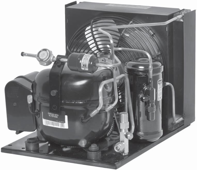 M and F Line SystemPro hermetic air-cooled condensing units Product Information Horsepower: 1/6 5 Temperature Applications: Low/Medium/High Refrigerants: