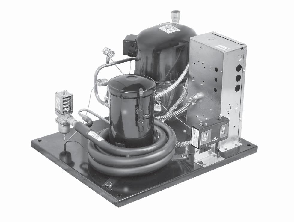 M and F Line SystemPro hermetic water-cooled condensing units Product Information Horsepower: 1/4 5 Temperature Applications: