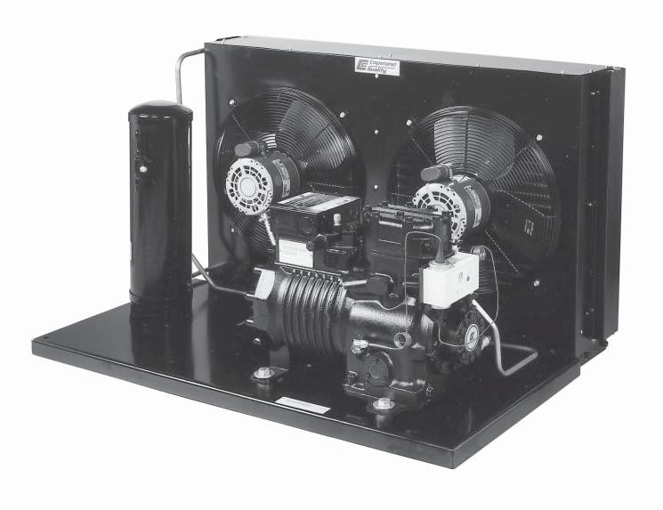 C, D and E Line Copelametic air-cooled condensing units Product Information Horsepower: 1/2 10 Temperature Applications: