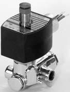 . W Solenoid Valves Aluminum, Brass, or Stainless Steel Bodies /" to " NPT / 3/ / 5/ 5/3 Features Molded one-piece solenoid with highly efficient solenoid cartridge and special low wattage coil