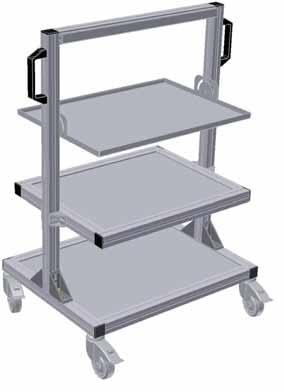 Chipline Material Trolleys Technical Data Base unit made from natural