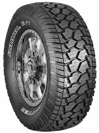 MAXIMUM ON-OFF ROAD TRACTION TRAILCUTTER R/T A RUGGED AND DURABLE TIRE THAT HAS BEEN DESIGNED FOR ON DEMAND PERFORMANCE.