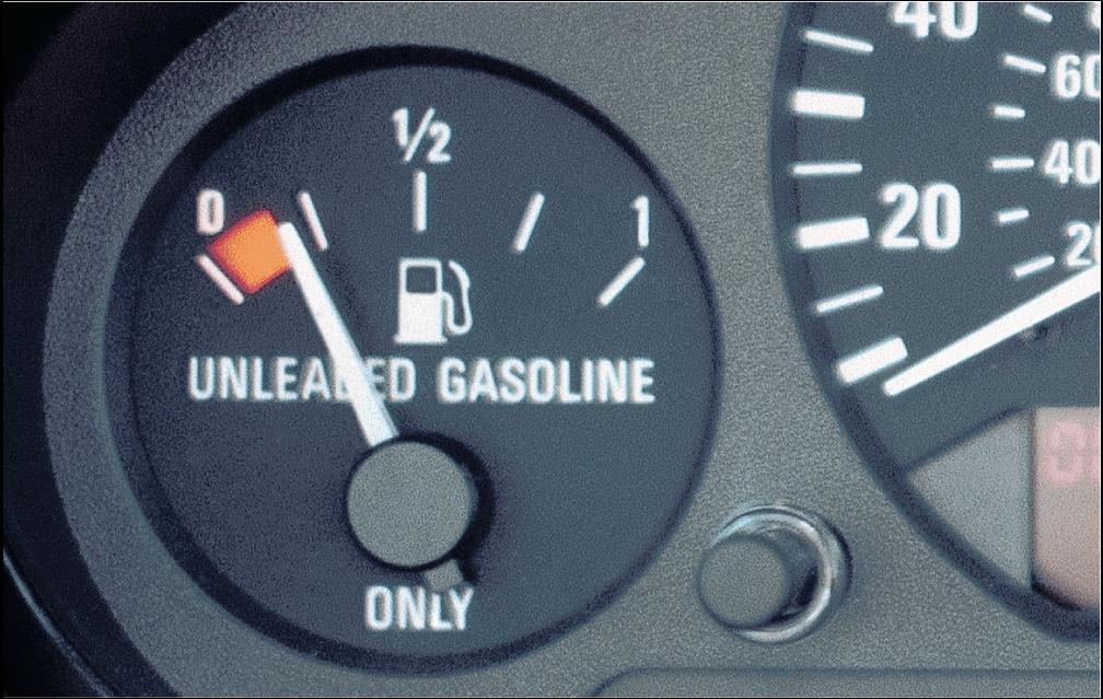 automobile gas gauge.