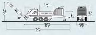 2,500 / 3,750 (36' 9"/ 8' 2"/ 12'4") Model AK 235 AK 535 AK 635 Permissible weight 15,000 kg (33,069 lb) 22,000 kg (48,502 lb) 25,000 kg (55,116 lb) Chassis 2-central-axle trailer chassis, for 80