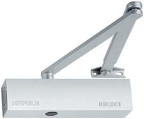Door closer TS 2000V GEZE Tested to EN 115 Tested to confirm with CE requirements Variable closing force due to offset installation(size EN2/EN/EN5) Latching action adjustment via an arm assembly