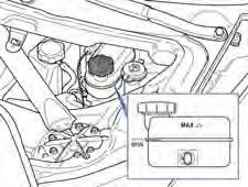 Fluid Reservoirs Checking Brake Fluid WARNING: Contact Tesla immediately if you notice increased movement of the brake pedal or a significant loss of brake fluid.