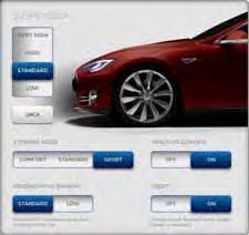 Active Air Suspension Active Air Suspension Automatic Height Adjustments If Model S is equipped with Active Air Suspension, the system adjusts the height based on driving speed.