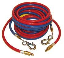 Air-Loc Pressure Testing Hoses Triple Hose The 3/8" diameter hose assembly is used to connect the Air-Loc Panel