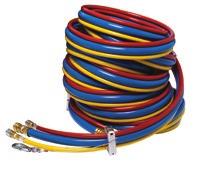This hose includes a cable for attaching to the pipe plugs to take strain off the hose during the leak location