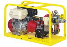 Aqua-Loc Hydrostatic Test Pump High-Volume 35 GPM Diaphragm Features: Honda engine with Oil alert shut off system Hypro triple diaphragm pump 35 gpm/290