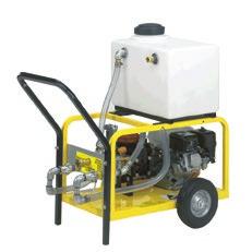 9.5 gallon diaphragm style pump Optional Wheel Kit: For use with all models Aqua-Loc Hydrostatic Test Pump Part Number Description 278178 Diaphram-style