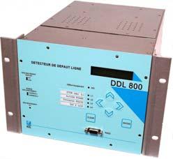 LINE FAULT DETECTOR DDL 800 The line fault detector DDL800 is designed to equip DC railway, tramway or metro lines.