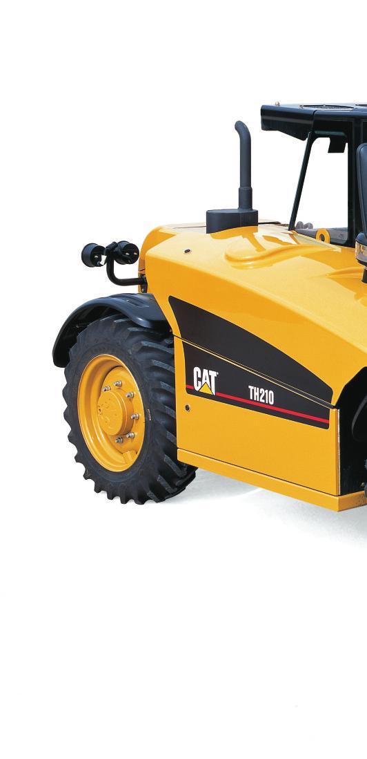 TH210 Compact Telehandler Operator Efficiency Efficiency has been designed into every aspect of the cab, from the comfortable seat to the low effort single joystick control. pg.