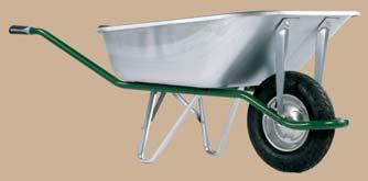 Twin wheelbarrows make transportation
