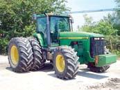 weights, EROPS, ac, light package, dual rear wheels, 600/65R28 front and 710/70R38 rear tires.