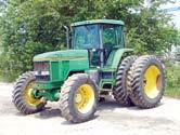 hydraulic outlets, drawbar, EROPS, ac, light package, dual front and rear wheels, and 20.8R42 tires.