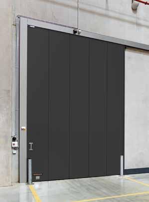 For a harmonious door appearance, the doors including frame parts are optionally available in primed Grey white RAL 9002 or with powder-coated primer in 7 preferred colours, RAL to choose, metallic