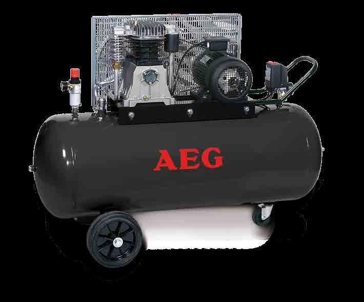 12 Belt driven air compressors B300/41- B300/51- B300/52 - B300/59 General features Ergonomic handle 2 air outlets with regulated pressure Pressure switch with overload protection Pressure regulator