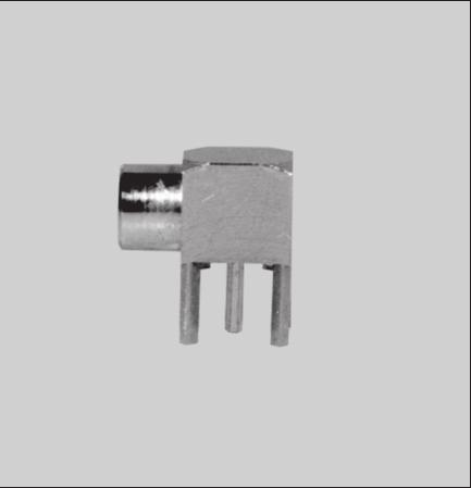MCX RECEPTACLE AN IN ERIE AAPTER RIGHT ANGLE FEMALE PCB RECEPTACLE (captive center contact) Part number R113 661 000 1 R113 664 000 R113A 664 120 R113 665 000 R113 665 020 Fig. Imp. (Ω) 2 6.5 Fig.