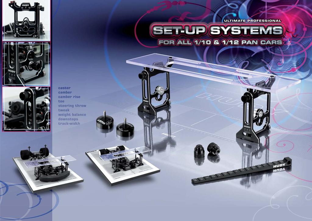 set-up system fully ball-bearing equipped (6 high-precision ball-bearings) ultra-smooth, ultra-precise movement & operation CNC-machined, hardcoated Swiss 7075 T6 aluminum stands backlash-free,